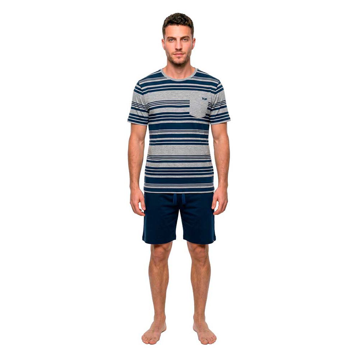 Pijama Algod&oacute;n Verano Hombre Top