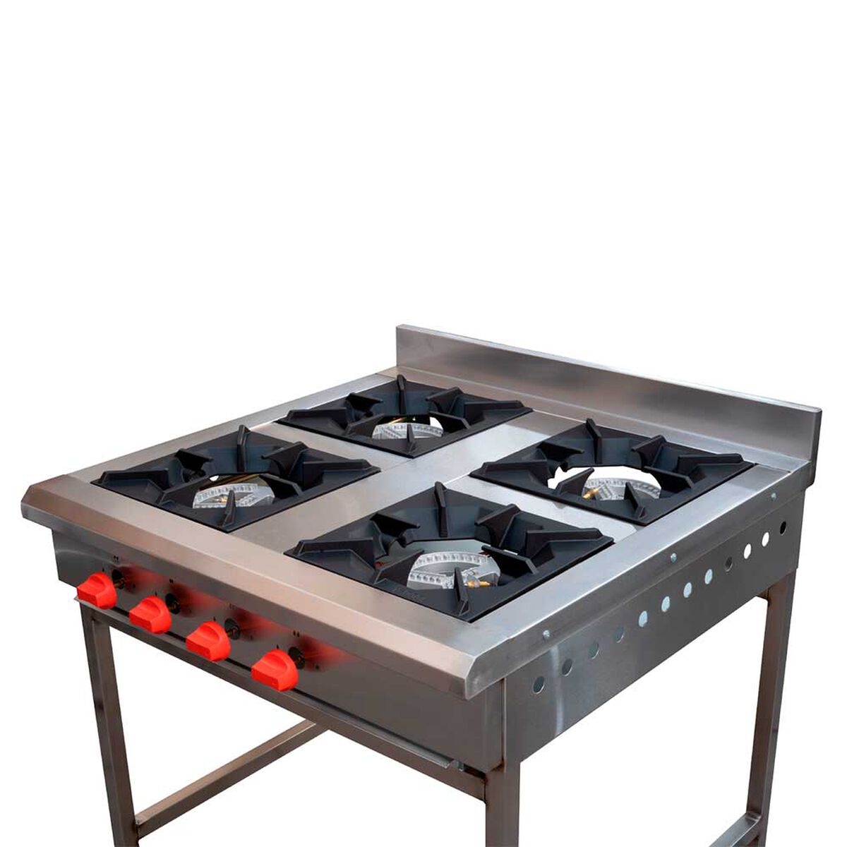 Anafe Ticgas 4 Quemadores Inox Glp