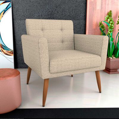 Poltrona Decocasa Cancun F439 Gris Claro