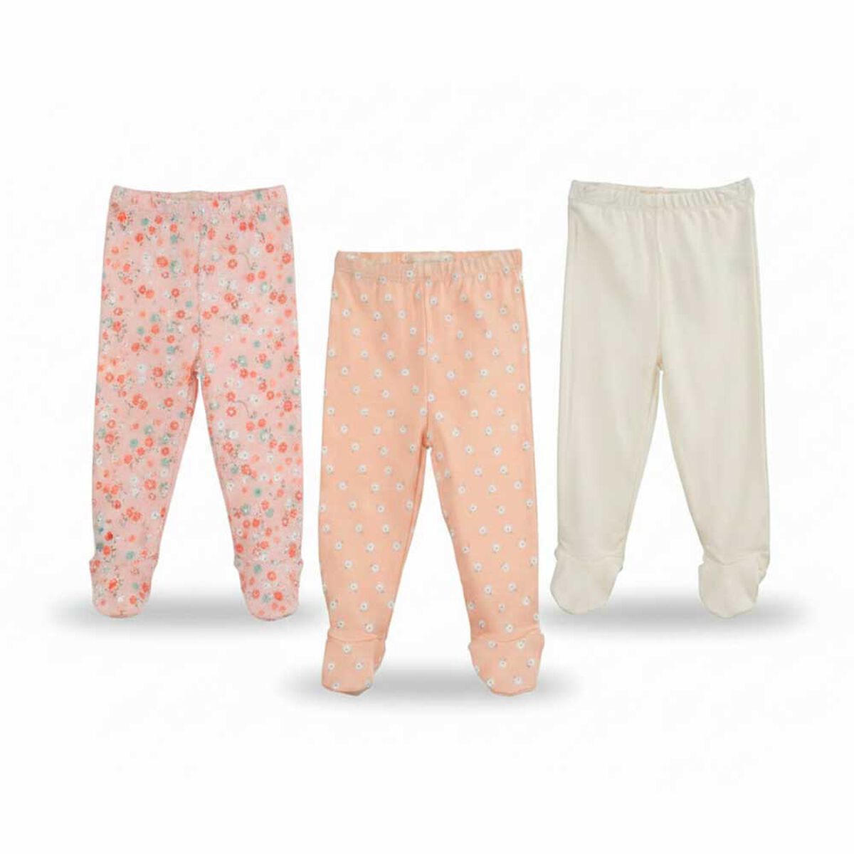 Pack 3 Ballerina con Patitas Beb&eacute; de Algod&oacute;n Chess Baby