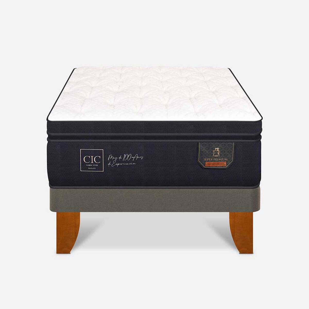 Cama Europea CIC 1,5 Plaza Super Premium