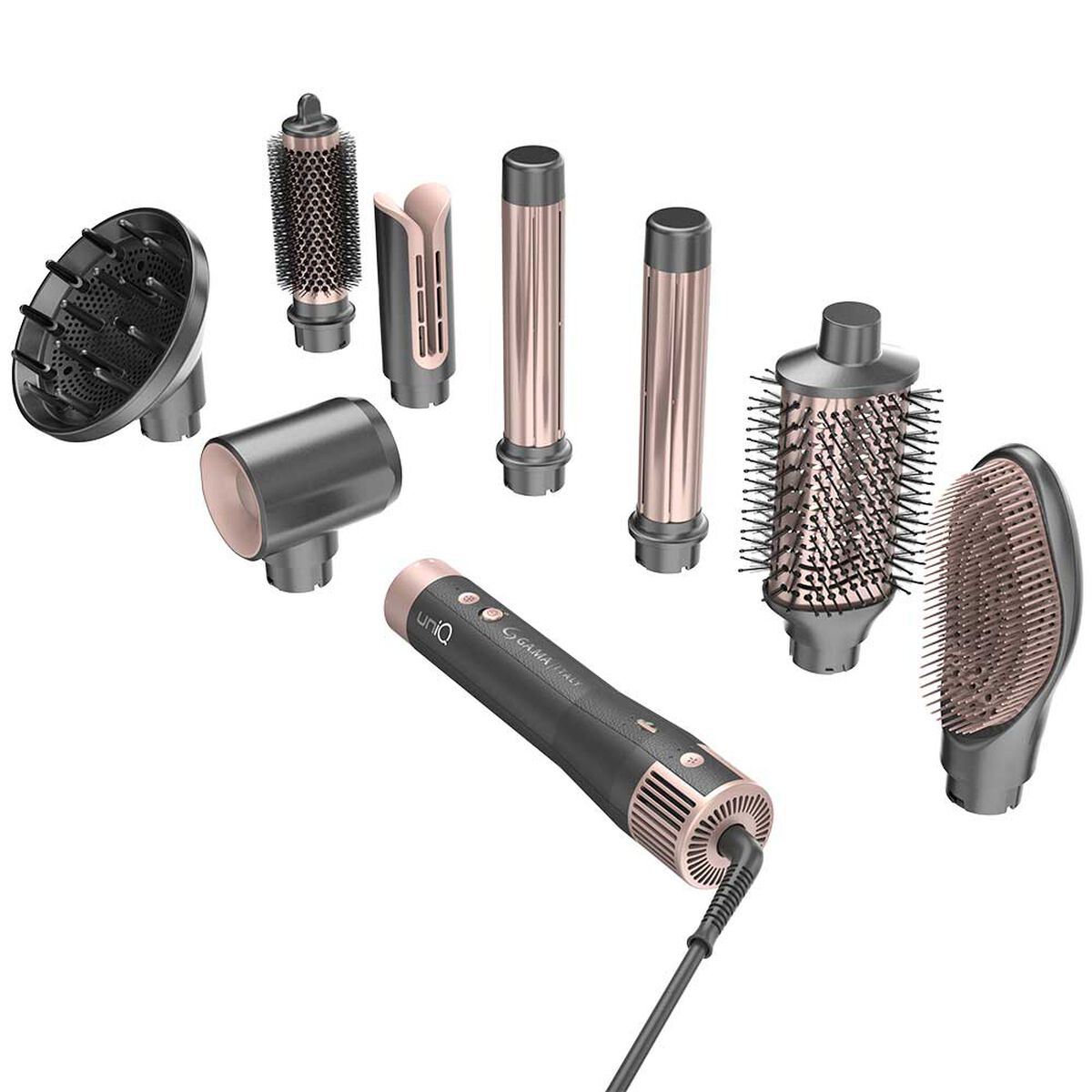 Cepillo Secador Multistyler Vibrance UniQ 8 en 1 Gama Italy