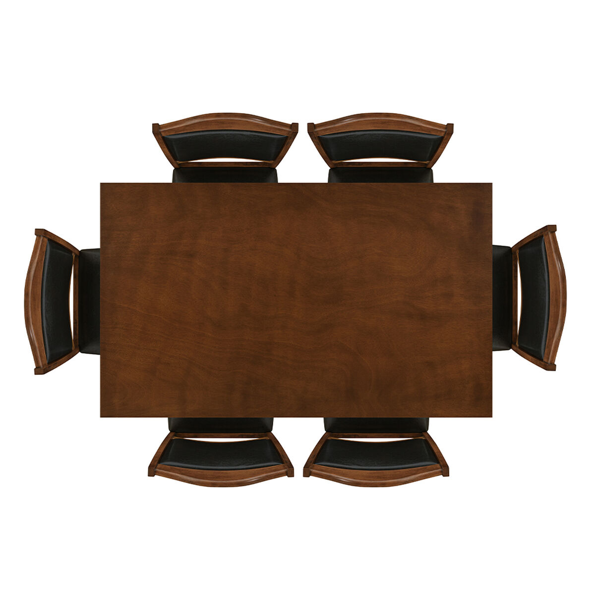 Juego de Comedor Zoy Home Ibiza 6 Sillas Café