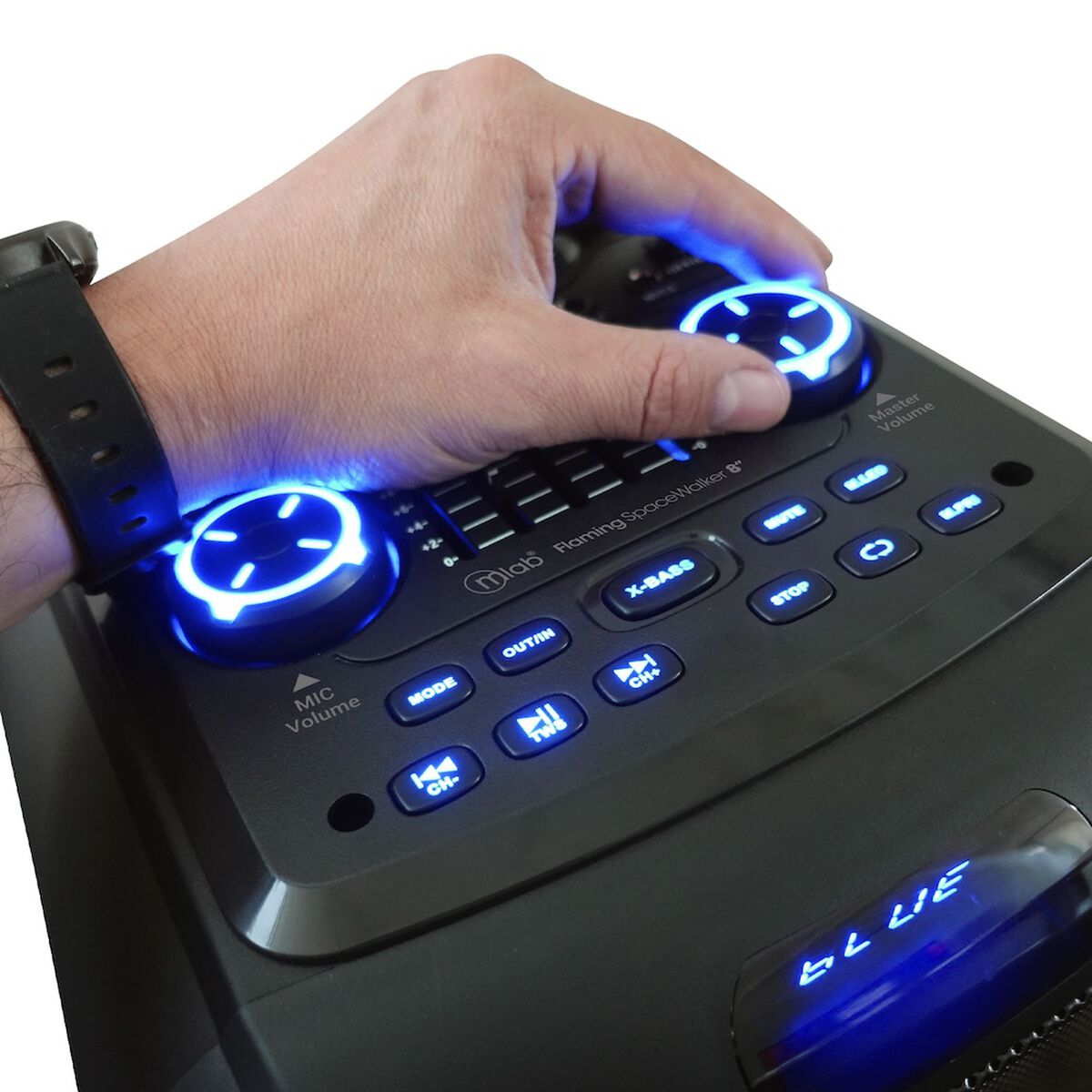 Parlante Portátil Bluetooth MLAB 9482 8" x 2 Negro