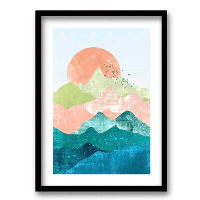 Cuadro Decorativo Retela Montagne 50 x 35 cm
