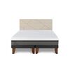 Cama Europea CIC Base Dividida 2 Plazas Balance + Respaldo Villarrica Alpino