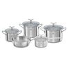 Batería de Cocina Acero Inoxidable Electrolux 9 Piezas