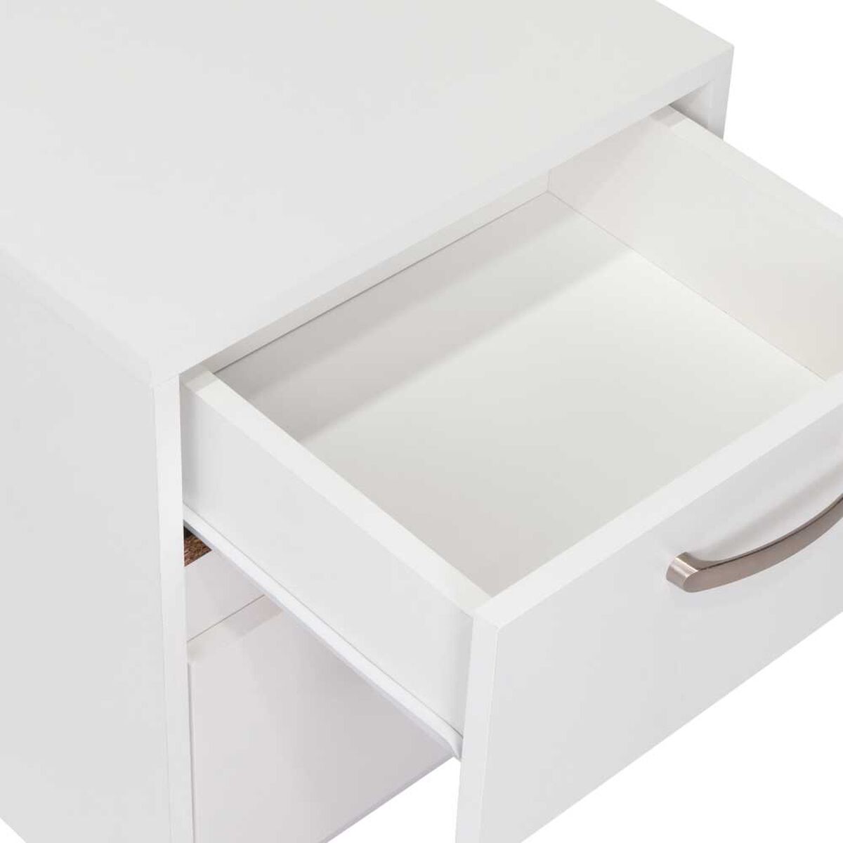 Velador TuHome Argento 2 Cajones Blanco