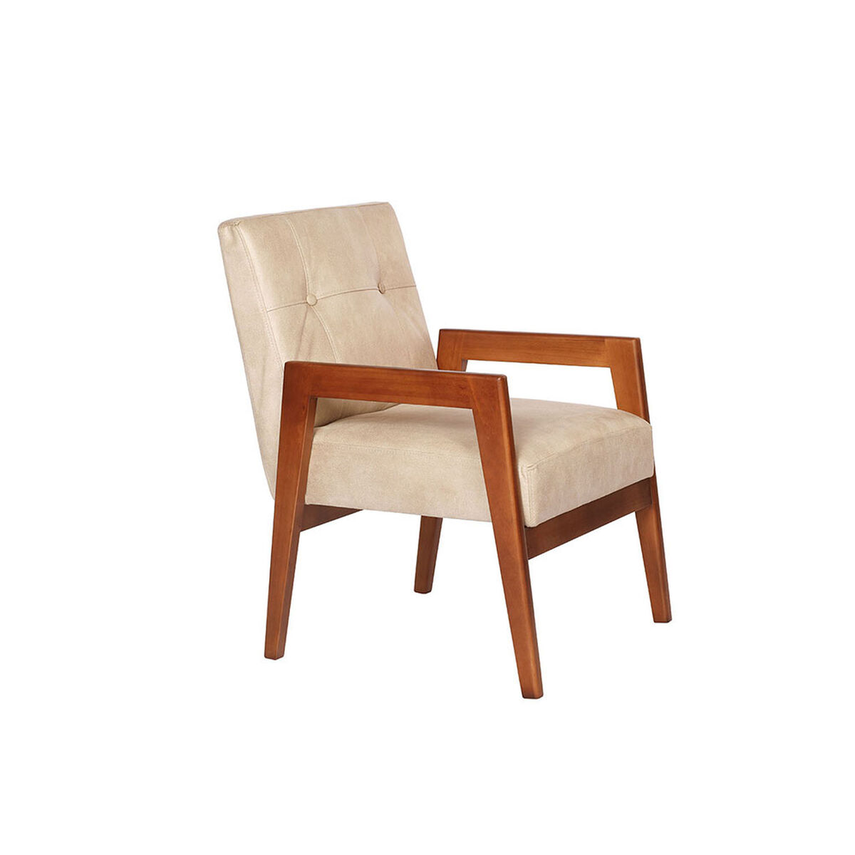 Sitial Latam Home Munich Cuero 1 Cuerpo Beige