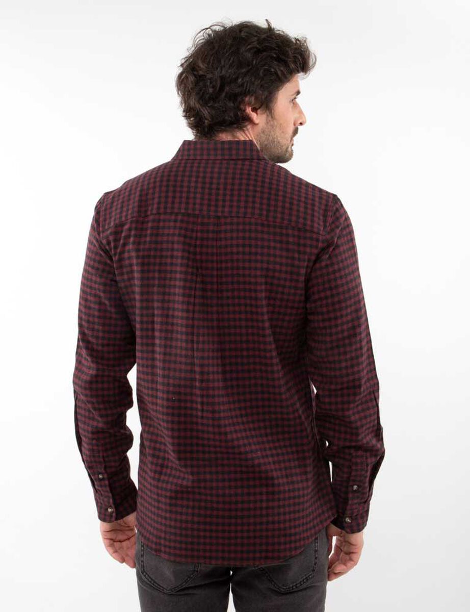 Camisa Tartán Manga Larga Hombre Portman Club