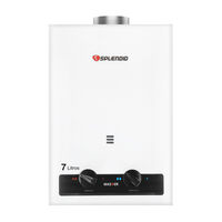 Calefont Gas Licuado Splendid Tiro Natural Ionizado 7 lts.