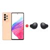 Combo Celular Samsung Galaxy A53 5G 128GB 6,5" Awesome Peach Liberado + Audífonos Bluetooth Galaxy Buds2 Graphite