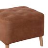 Pouf Latam Home Lyon Cuero Kentucky Tabaco