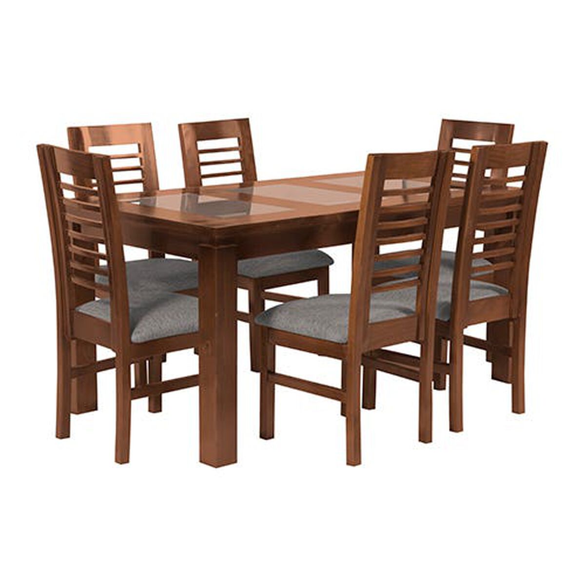 Juego de Comedor Koliat Florencia 6 Sillas Caramelo
