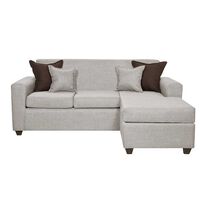 Sofá Seccional Black Factory Don Juan 4 Cuerpos Crudo