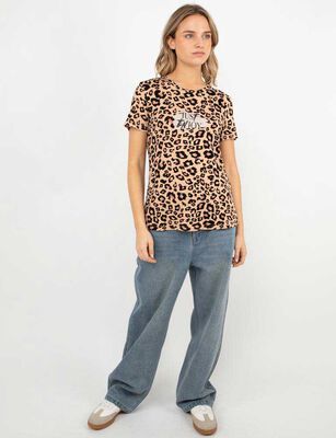 Imagen 2 del producto Polera Con Estampado Manga Corta Mujer Icono Color-2