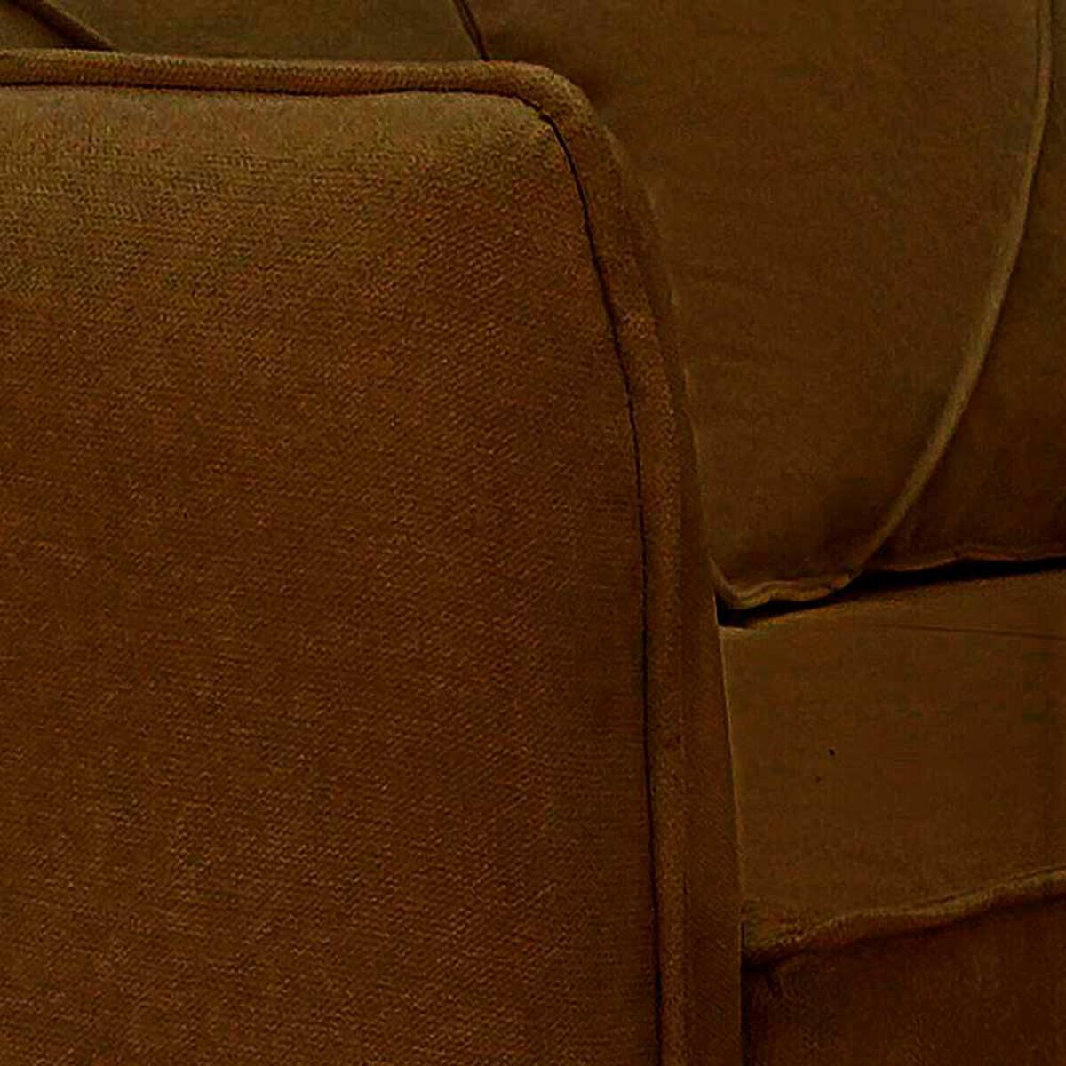 Juego de Living Elegant Detail Atlanta Sof&aacute; 3 Cuerpos + Sof&aacute; 2 Cuerpos + Sill&oacute;n 1 Cuerpo Caf&eacute;