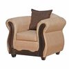 Juego de Living Black Factory Serrana Sof&aacute; 3 Cuerpos + Dos Sillones 1 Cuerpo Beige
