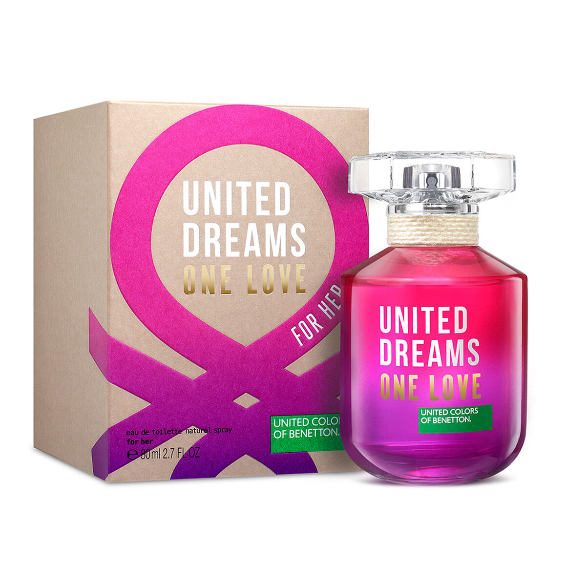 Perfume Benetton U.D. One Love Her EDT 80 ml Edición Limitada