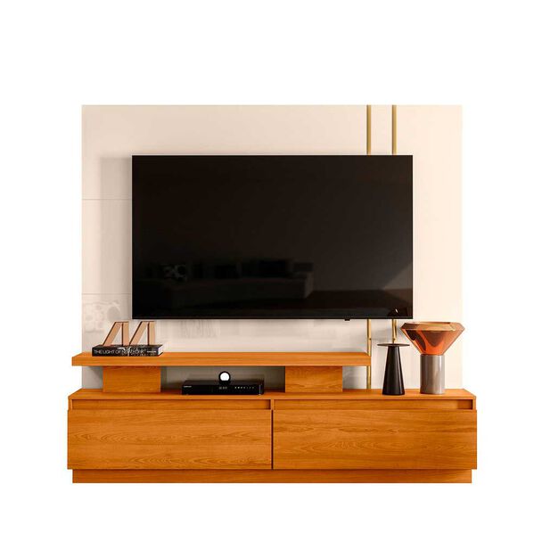 Home TV Altavision New Apolo Blanco y Café Claro