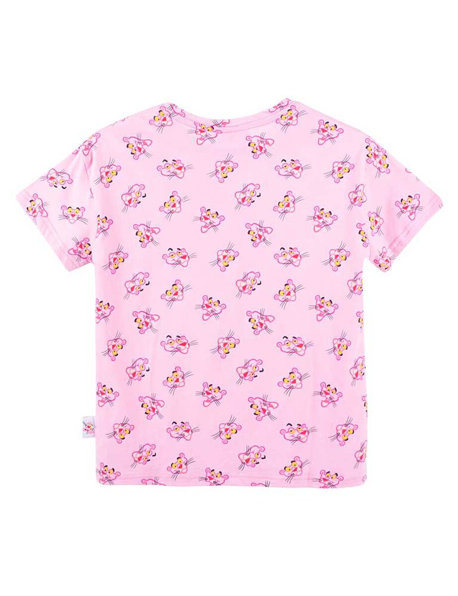 Polera de Algodón Niña Pantera Rosa