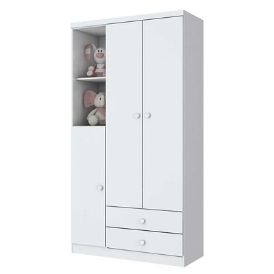 Imagen 1 del producto Clóset Home Mobili Palace 3 Puertas 2 Cajones Blanco
