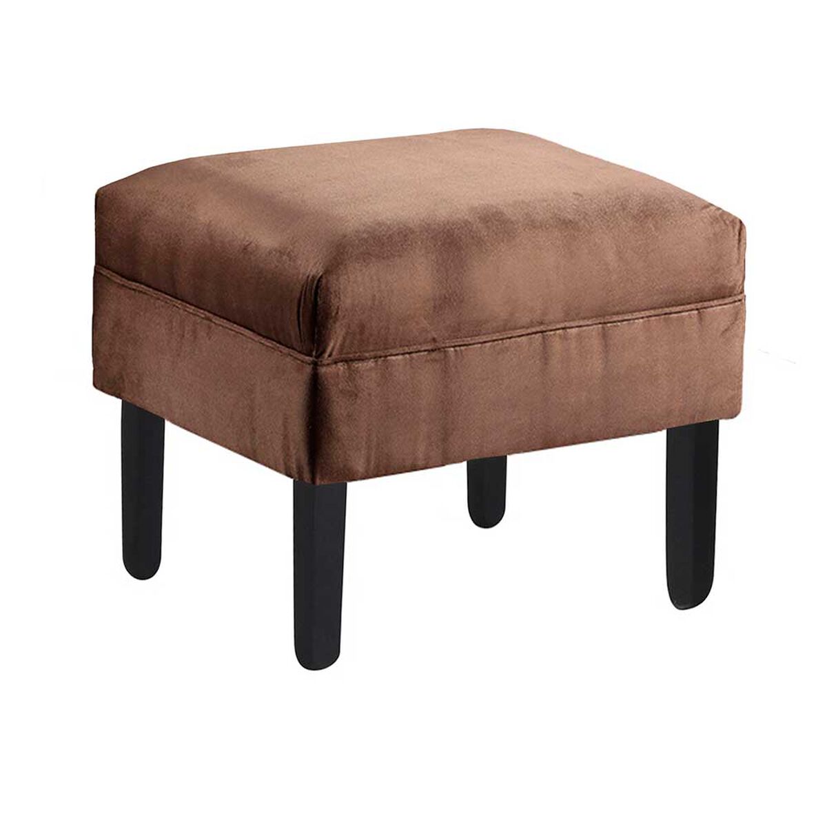 Set Pouf 2 Bodevir Sky Felpa 00 Chocolate 