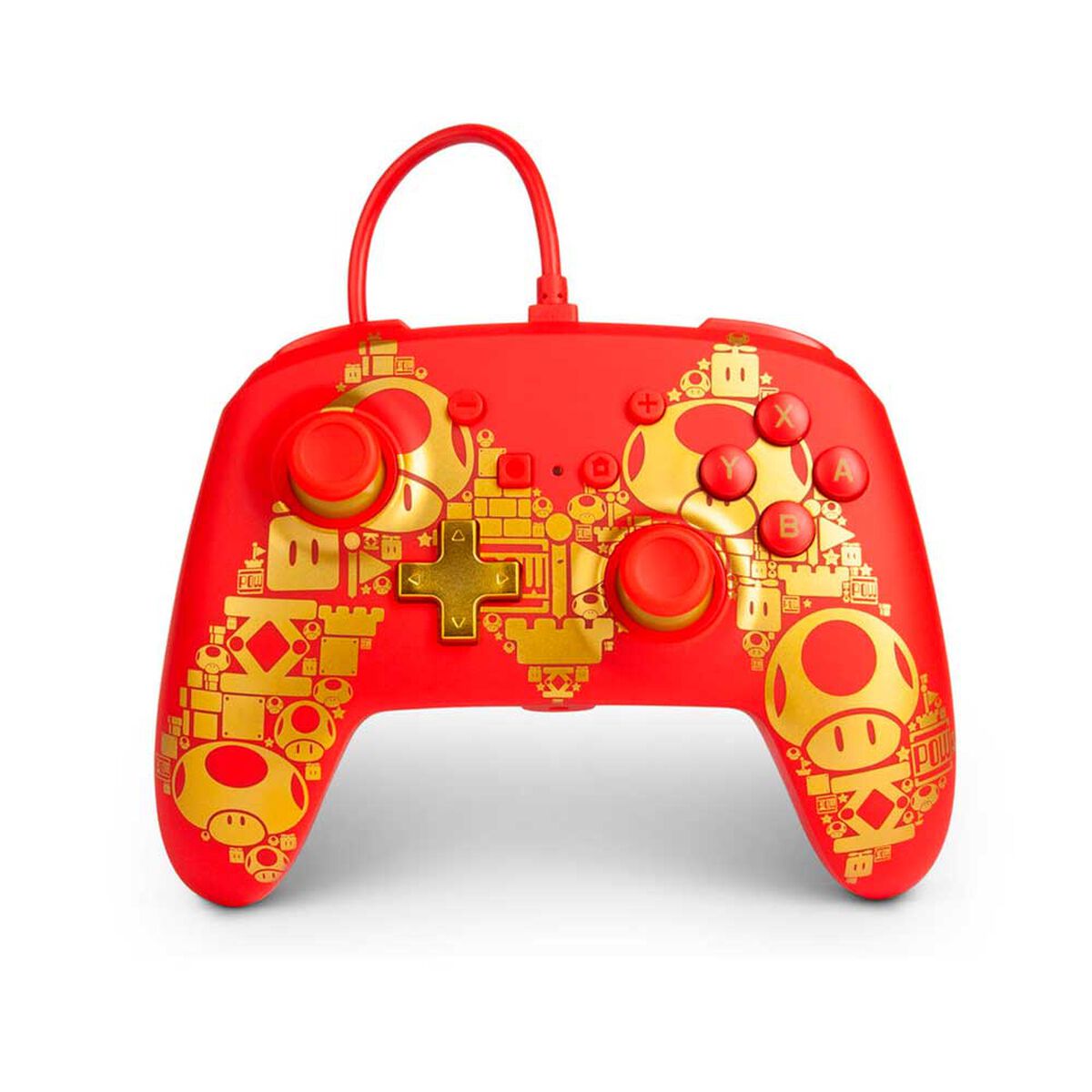 Control Nintendo Switch Power A Mario Gold M