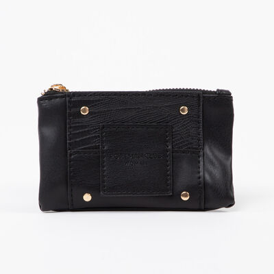 Imagen 1 del producto Monedero Ecocuero Negro Portman Club