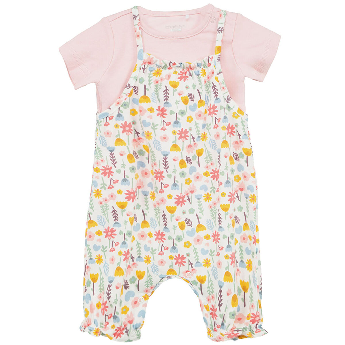 Conjunto Flores Chess Baby