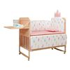 Cuna Colecho Madera Pack&Play con Mudador Rosad LuBabycas