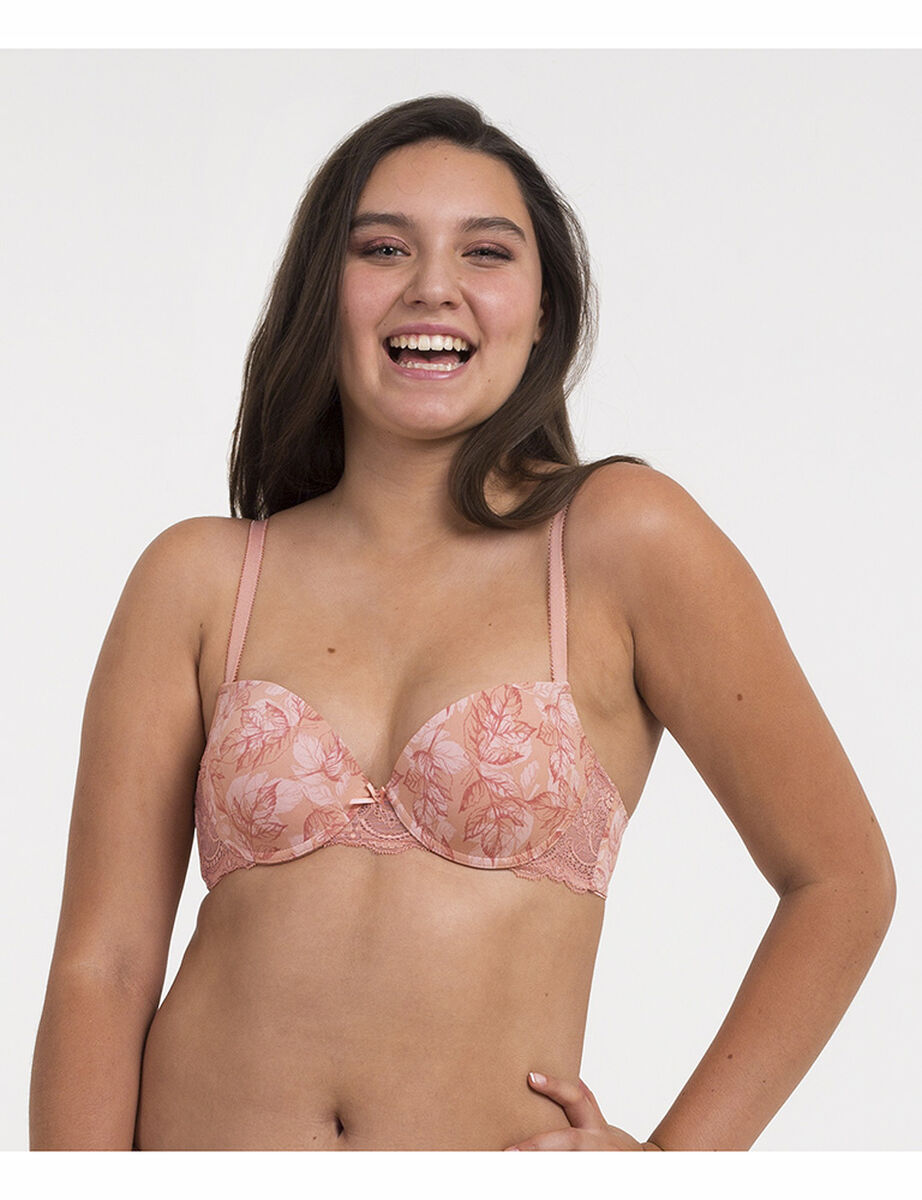 Pack 2 Sostenes Balconet Extra Push Up Flores