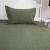 Quilt Doral 1,5 Plazas Verde Oliva Velvety