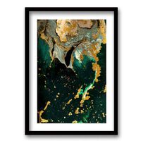 Cuadro Decorativo Retela Marmol Verde 40 x 30 cm