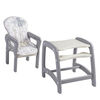Silla de Comer Portatil Kinder SX Gris Bebesit