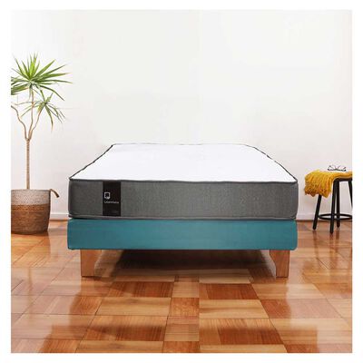 Cama Europea Latam Home 1,5 Plazas Zen Best Turquesa