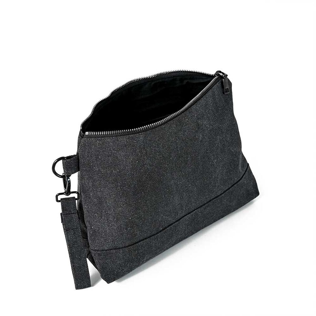 Neceser Elements & Co Canvas Negro 28x21 cm