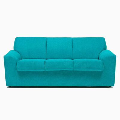 Imagen 1 del producto Sofá Cabsur Milan 3 Cuerpos Chenille Turquesa