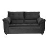 Juego de Living Innovamuebles Liverpool Sofá 2 Cuerpos + Dos Butaca 1 Cuerpo Negro