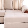 Sof&aacute; Seccional Living Factory Arizona 4 Cuerpos Beige