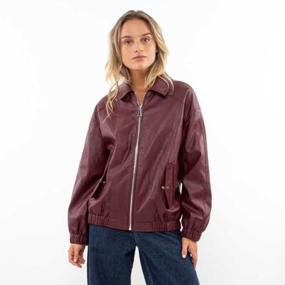 Chaqueta Ecocuero Mujer Icono