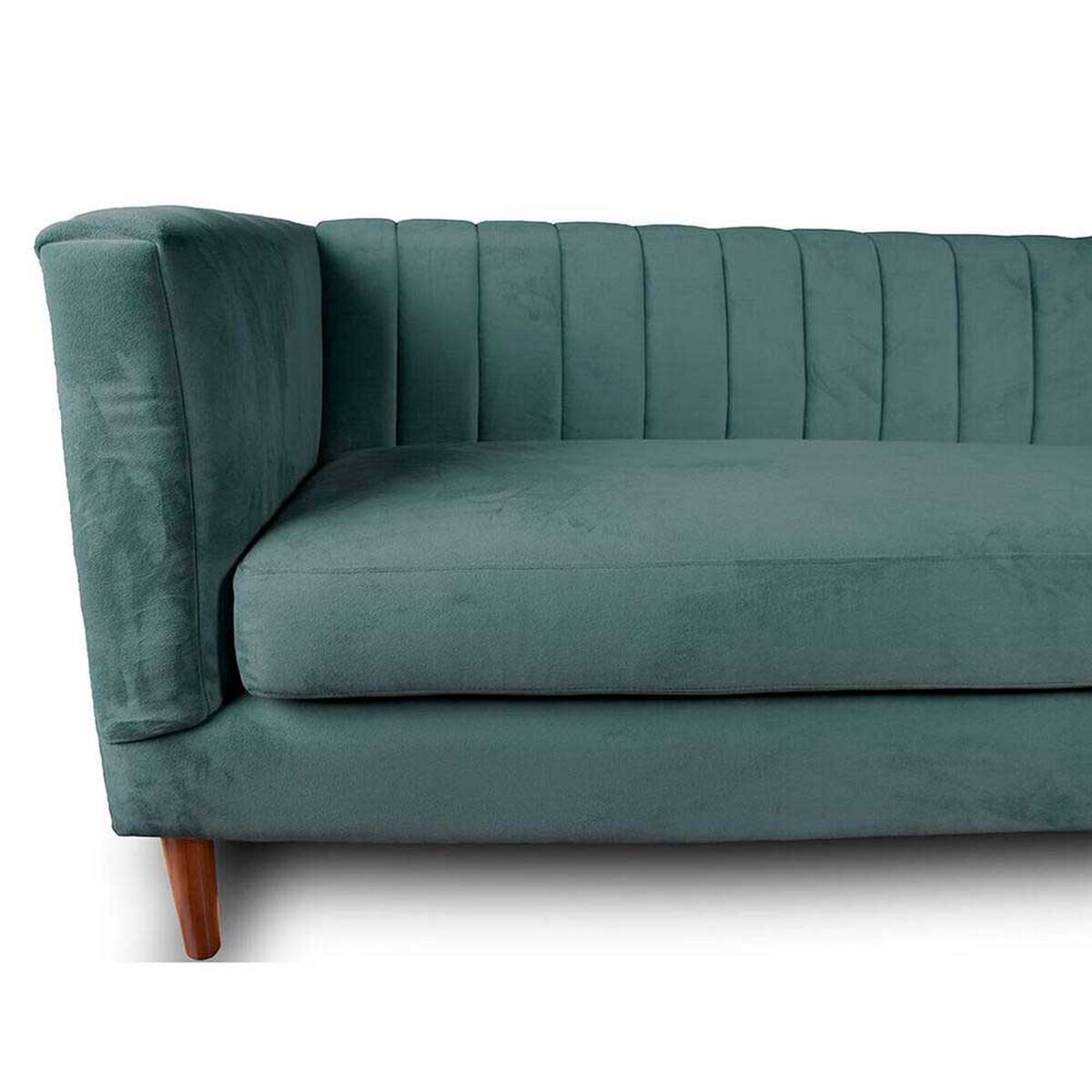 Sof&aacute; Tela Velvet Latam Home Sorrento 3 Cuerpos