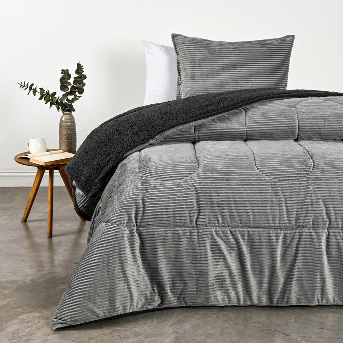 Plum&oacute;n American Family 1,5 Plazas Marengo Gris