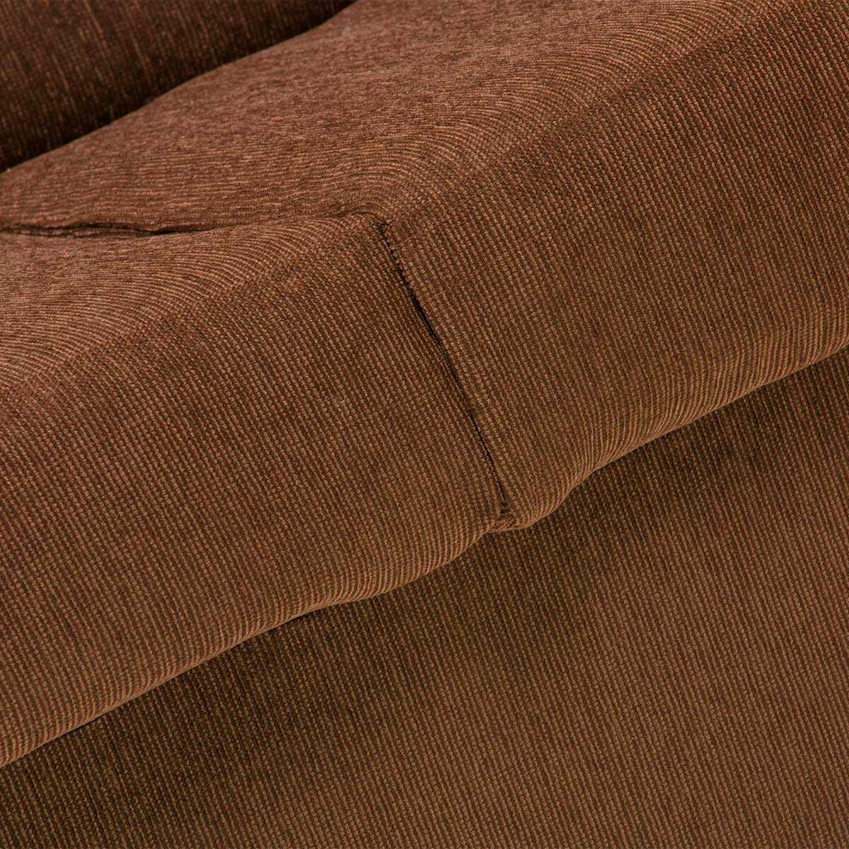 Juego de Living Cabsur Milan Sofá 3 Cuerpos + Sofá 2 Cuerpos Chenille Chocolate