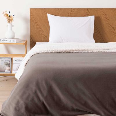 Imagen 1 del producto Frazada Mashini Polar-Sherpa Lisa 1.5 Plazas Marengo