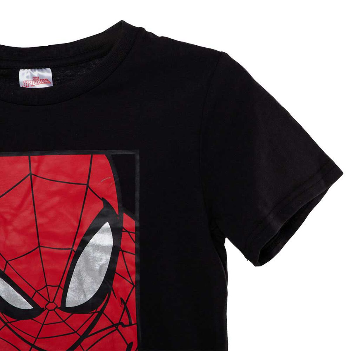 Polera Manga Corta de Algodón Niño Spiderman
