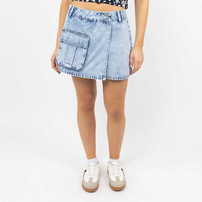Falda Short Denim Mujer Icono