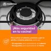 Combo Cocina a Gas Mademsa M 920 T 5 Quemadores + Set 2 Mugs Zibel MG-0476 Blanco Negro + Juego de Cubiertos Casanova K-1050 16 Piezas + Set 6 Utensilios de Cocina Casanova T4043-3A Negro