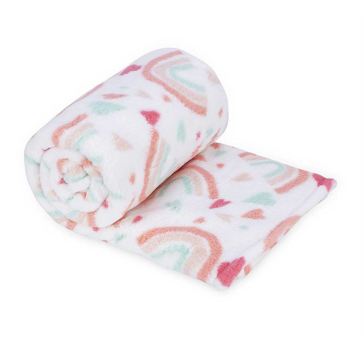 Frazada Infantil Sherpa Coral Estampado Casanova Kids 1,5 Plazas Cute