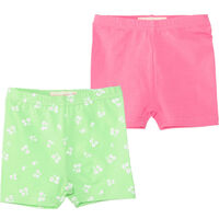 Pack 2 Calza Estampada Corta de Algodón Beba Chess Baby Verde